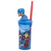 Picture of CAPTAIN AMERICA 3D FIGURINE BOTTLE 360ML